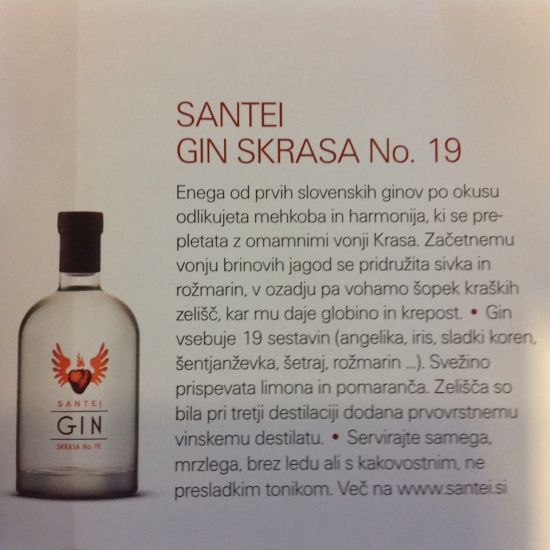 Santei Gin SKRASA Revija Vino